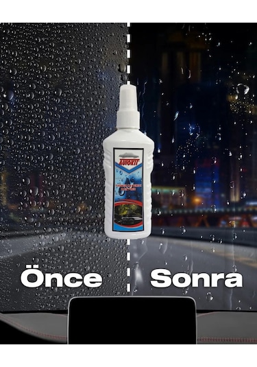 Autokit Nano Yağmur Kaydırıcı Cam Yüzey Seramik Kaplama Spreyi 200 ML