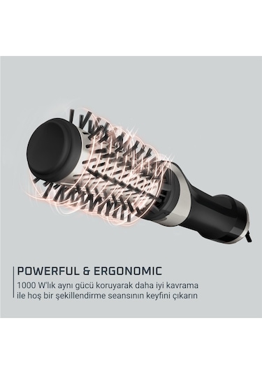 Rowenta Brush Activ 1000 W Saç Kurutma Fırçası Siyah