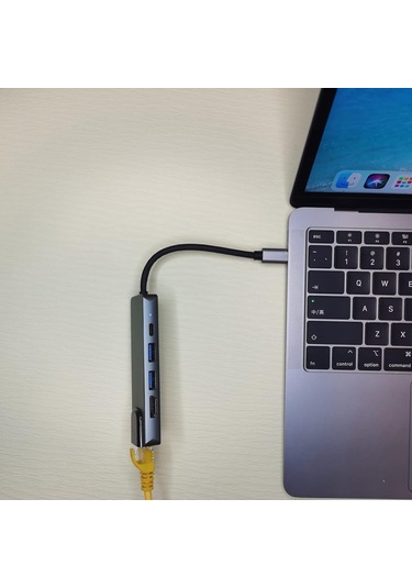 Type-c Hub Ethernet Hdmi Usb Aktarım Hızı Usb C Hub 5 İn 1 Usb