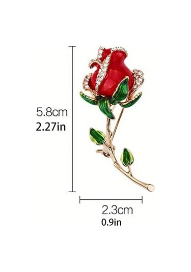 Gelişmiş Lüks 2023 Yeni Lale Çiçek Broşu Zarif Tasarım Gül Beyaz K5-3-2535 K5-3-2535 Çok Renkli