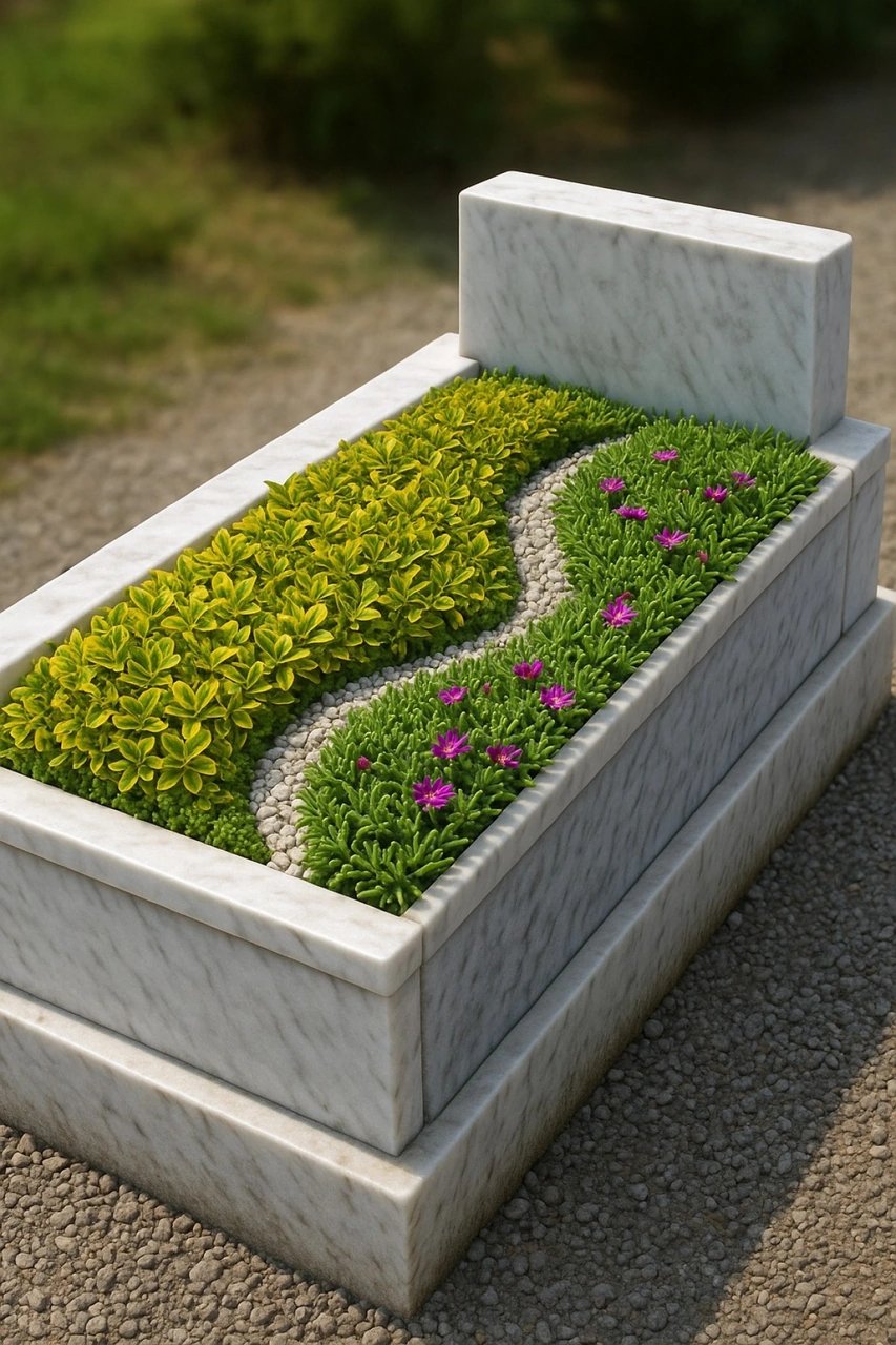 Mezar - Kabir Bitki Seti - 60 Adet 2 Çeşit Kalıcı Bitki Acem Hal