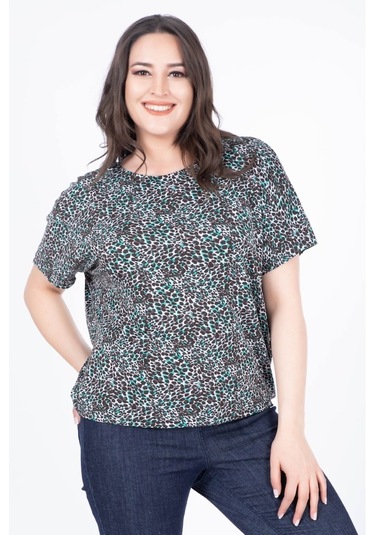 Düşük Kol Rahat Tişört (532254277)