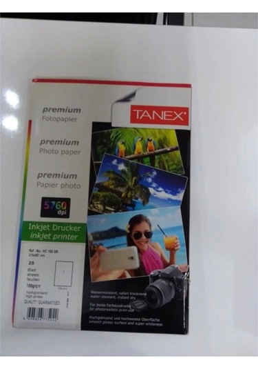 Tanex 150 Gram A4 Fotoğraf Kağıdı - 25 Adet