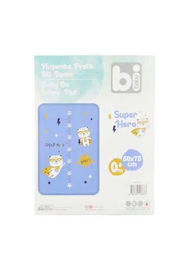 Bibaby Super Hero Muşamba Bebek Alt Açma 65191