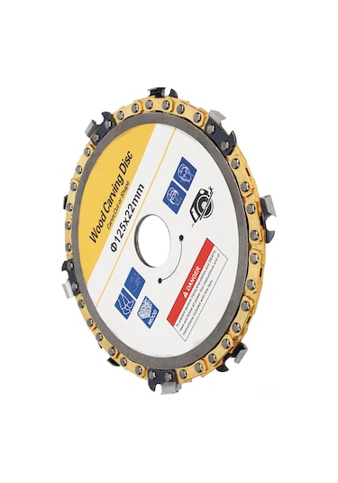 Singree 125mm Açımlı Taşlama Zincir Diski - Ahşap, Levha, Metal Kesim Ve Zımpara İçin Uyumlu Değiştirme Aksesuarı 22mm Çap