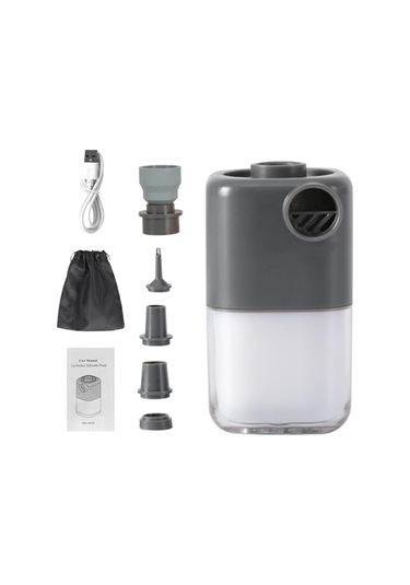 Suntek Şişme Ürünler Için Elektrikli Hava Pompası Gri-beyaz Gri Beyaz Gri - Beyaz