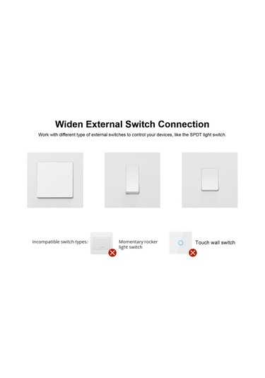 Teltree Sonoff Zbmını Beyaz Zigbee 3.0 Akıllı Anahtar, Zamanlama Ve Ses Kontrolü İle Varolan Anahtarları Akıllı Hale Getirin