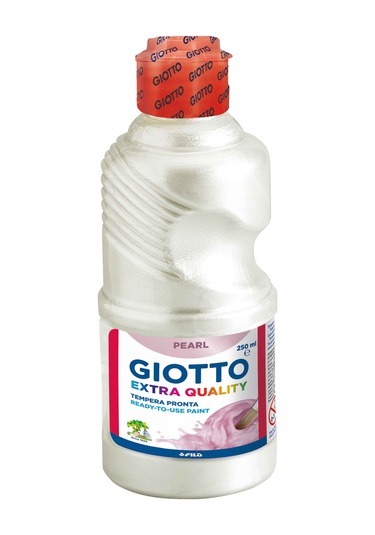 Giotto Pearl Paint Tempera Guaj Boya 250 Ml. Inci Beyaz İnci Beyaz