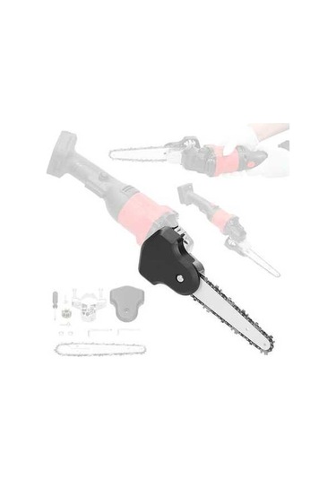 Pazly Avuç Taşlama Zincirli Testere Dönüşüm Seti - 15 Cm Braket, Ahşap Alet Dönüşüm Kit