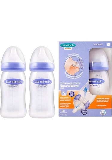 Lansinoh Natural Wave Biberon Seti 240 ML X 2 Adet