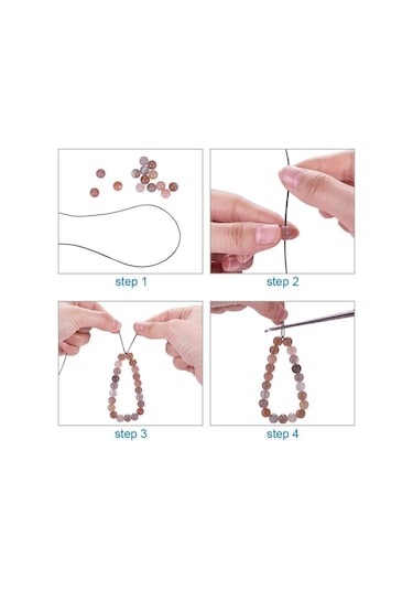 10 Adet. Renkli Misina. 1 Mm. Silikon Misine. Esnek. El İşi Takı.