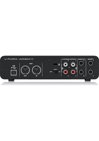 Behringer Umc204Hd 2X4. 24-Bit / 192 Khz Usb Ses / Mıdı Arayüzü