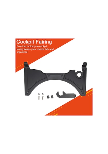 Vkemall Bmw R1250gs Ve R1200gs İçin Siyah Abs Motorcu Kokpit Kapağı Aksesuarı