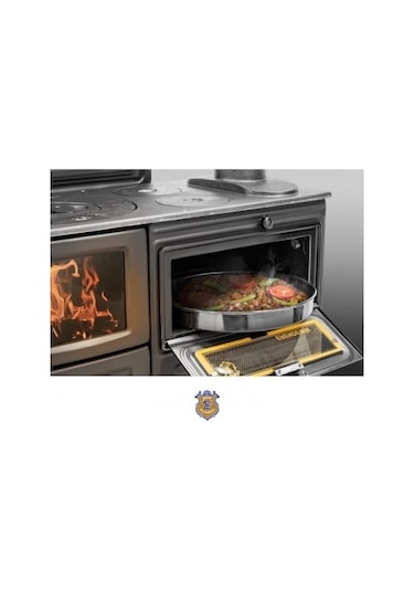 Erendemir Kuzine Em804B-T-P Tuğlalı Pik Ayaklı Şömine