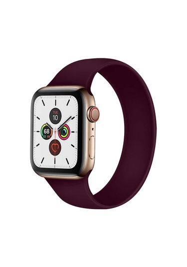 Watch 42mm Uyumlu Krd-31 Solo Loop Small Zore Kordon-mavi