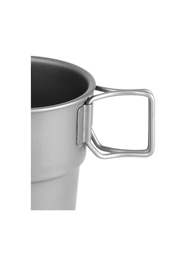 Qingmipy Titanyum Kahve Fincanı - 300ml Kapasite, 50g Ağırlık, Hafif Ve Dayanıklı Materyal Diğer