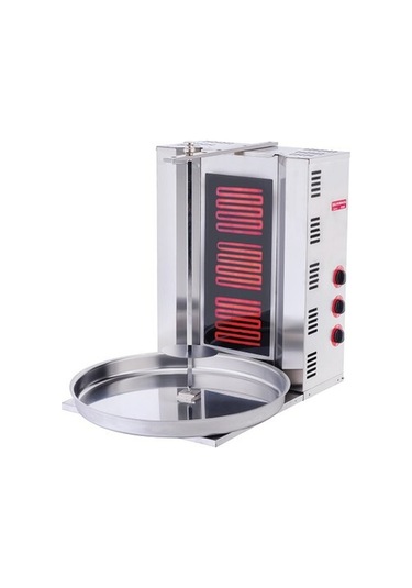 Işıkgaz Silverinox Elektrikli 3 Radyanlı Döner Ocağı Makinesi