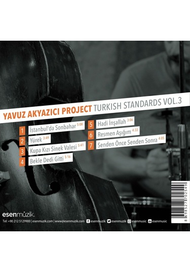 Yavuz Akyazıcı- Turkish Standards Vol 3 Cd