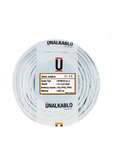 Ünal 3x2,5 Antigron Nym Bakır Kablo