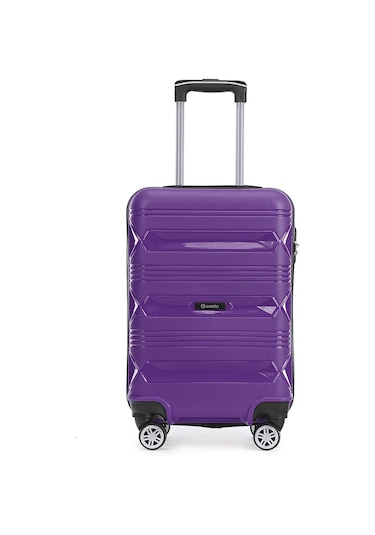 Wexta Wx-pp14 Sarmal Mor Kabin Boy Polipropılen Valiz Mor