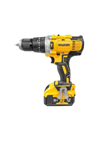 Bulldozer BPT-365X XFuel 36V 5Ah Çift Akülü Darbeli Vidalama Matkap + 24 Parça Set