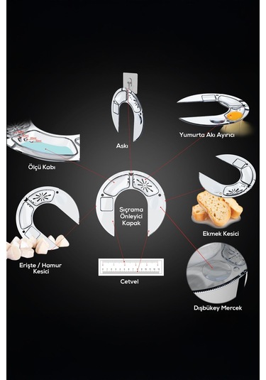 Karaca Powercast Chef Döküm 1800W 6.2 L Stand Mikser Mutfak Şefi