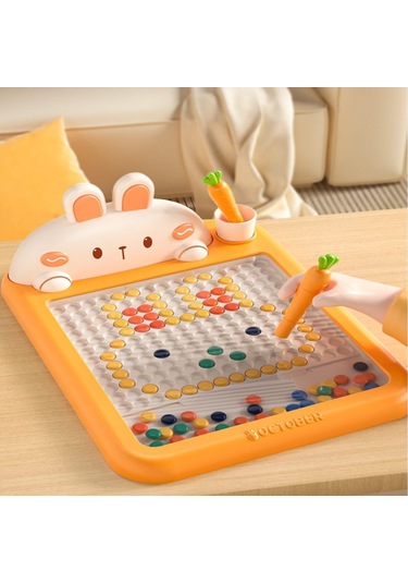 Tineke Manyetik Kodlama Oyuncağı Çizim Tahtasında Boncuk Havuç