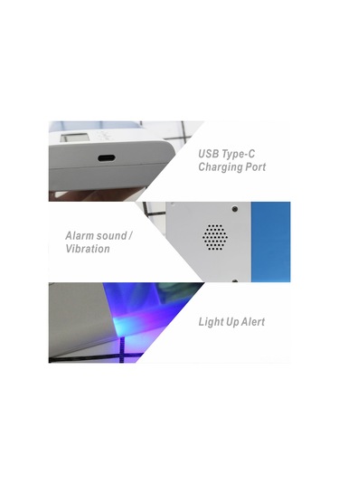 Vkemall Mavi Taşınabilir Akıllı İlaç Kutusu - Zamanlayıcı Ve Alarmlı İlaç Hatırlatıcı Cihazı