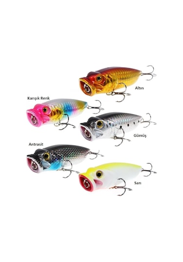 Popper 12Gr. Rapala Lures Sahte Balıkyemi Suniyapayyem