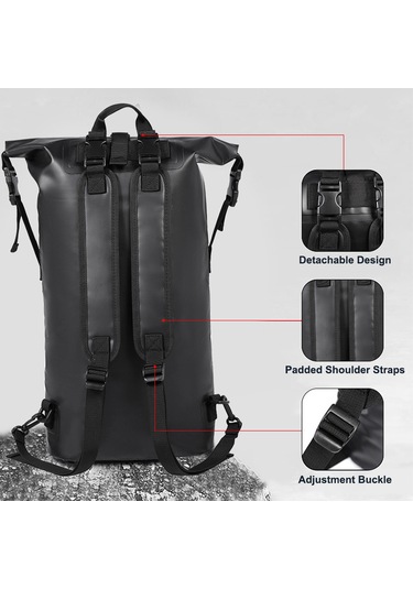 25l Su Geçirmez Sırt Çantası Ağır Hizmet Tipi Roll-top Y29190y Sarı