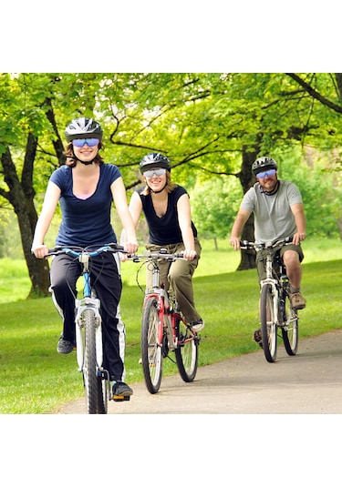 Yuntech01 Xq546 Uv400 Koruma İle Değiştirilebilir Lensli Bisiklet Polarize Güneş Gözlüğü, Yakın Görüş Çerçevesi Dahil Siyah