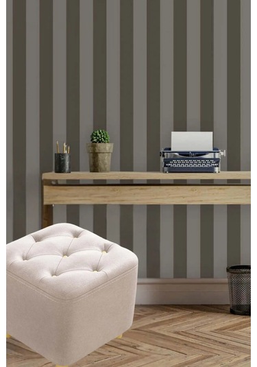 Most Hallow Kapitoneli Kare Puf 03 Bej Kadife Kumaş Evinize Tesl