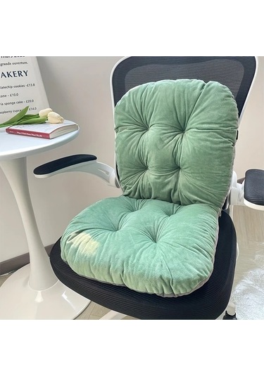 Xuweiwei 1 Adet Gri Yumuşak Ofis Koltuğu Minderi - Makinede Yıkanabilir Sırt Ve Oturak Desteği Gri