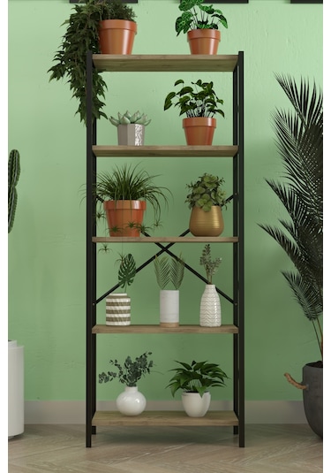 Modern, Şık Ve Dekoratif 5 Gözlü Raf