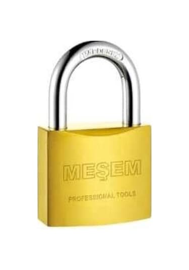 Asma Kilit Meşem Sarı 38mm