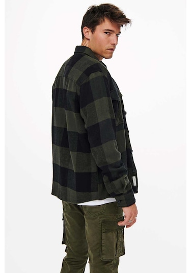 Only & Sons Erkek Onsmılo Kareli Çift Cepli %100 Pamuk Gömlek 22019854 Yeşil Only & Sons Erkek Onsmılo Kareli Çift Cepli %100 Pamuk Gömlek 22019854 Yeşil