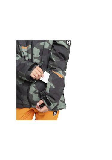Quiksilver Mission Printed Youth Erkek Çocuk Snowboard Montu Renkli Renkli Çok Renkli