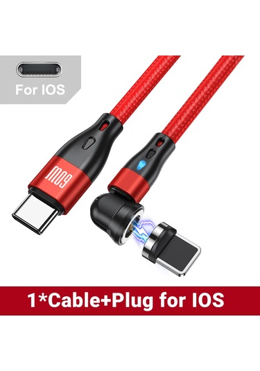 Aufu Pd 60w Manyetik Usb C Kablo Hızlı Şarj Iphone Uyumlu Macbook İpad Xiaomi Samsunggrey1m