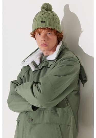 Lee Açık Yeşil Erkek Mont L232220299 Parka Ceket L232220299 Açık Yeşil
