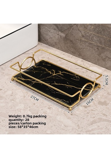 Xiyyadms Banyo Tahtası黑金 Mini: Cam Ve Demir Materyal, 3-5kg Yük Taşıma, Delme Yok, Kozmetik Ve Bakım Ürünleri İçin Masaüstü Depolama Rakımı Diğer