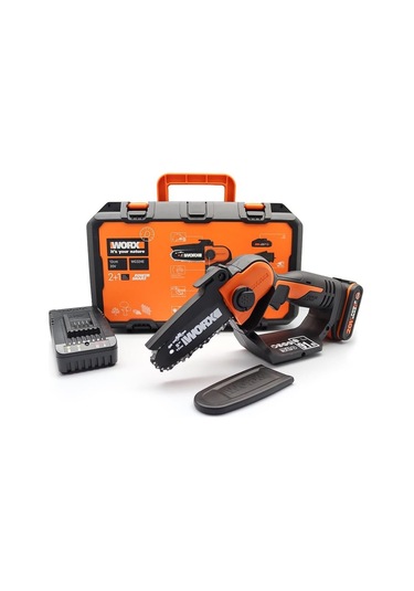 Worx Wg324e 20volt 2.0ah Li-ion 12cm Profesyonel Şarjlı Zincirli Testere