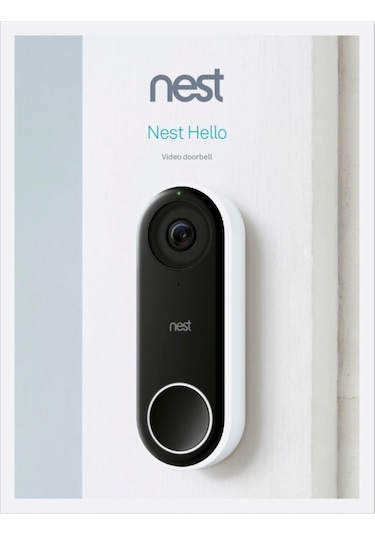 Google Nest Hello Smart Wi-Fi Video Doorbell Akıllı Kapı Zili