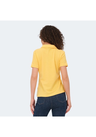 Slazenger VERA I Kadın Polo Yaka Sarı Tişört