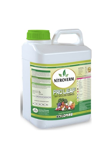 Nitroverm %100 Organik Konsantre Sıvı Solucan Gübresi 5L