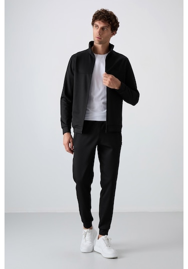 Tommy Life Hugo Siyah Jogger Erkek Eşofman Takım - 85198 Siyah
