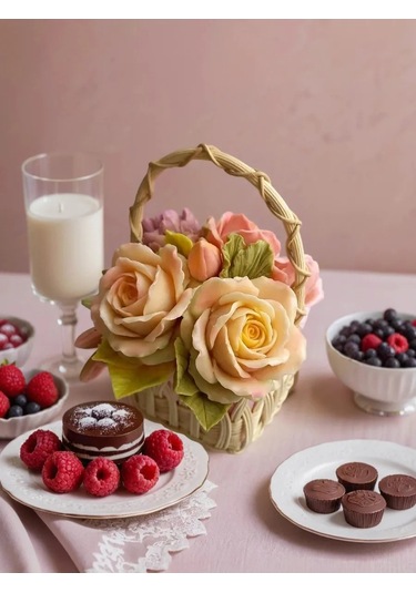 Koroleva Formy Çikolata Ve Tatlılar İçin 3d Gıda Silikoni Kalıp Gül 211136790 Diğer