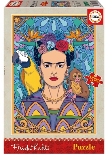 Educa 1500 Parçalı Frida Kahlo Puzzle - 19943