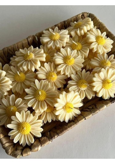 Bernami Vazo Pinterest 3'lü Hediyelik Suda Yüzen Kokulu Mum 3 Adet Diğer