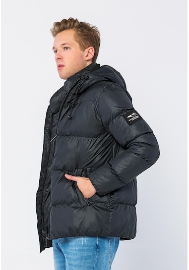 Cekmon Erkek Regular Fit Astarlı Rahat Giyim Iç Cepli Mont 001