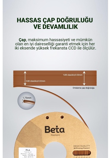 Beta Pla High-speed Filament Brown